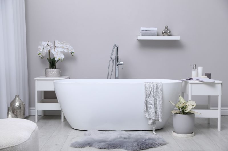 Modern Bathroom with Freestanding Tub